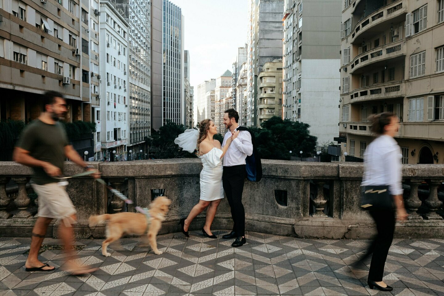 Ensaio Pré Wedding Centro de Porto Alegre - Ariani e Marcelo